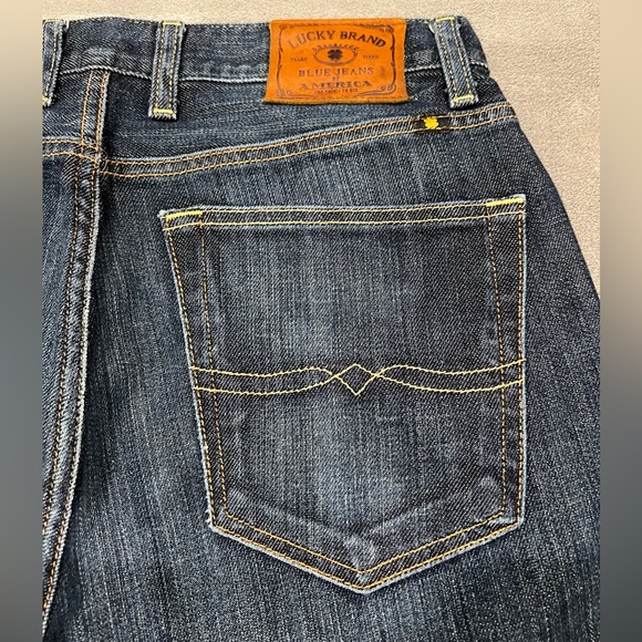 Lucky Brand, Stretch Blue Faded Jeans